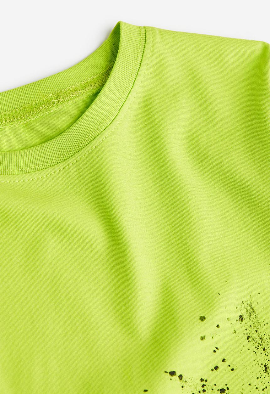 H&M - Printed cotton t-shirt - green
