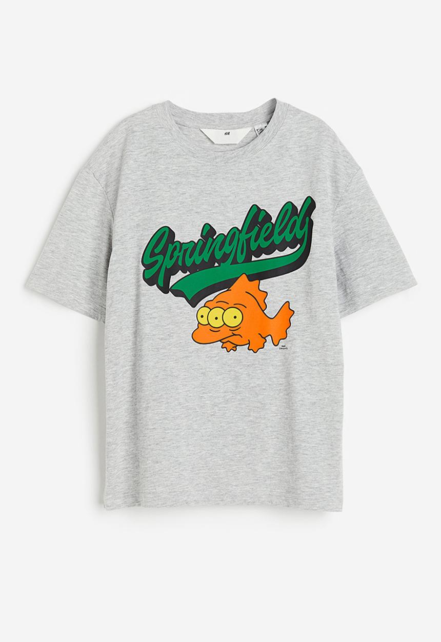 H&M - Printed t-shirt - grey