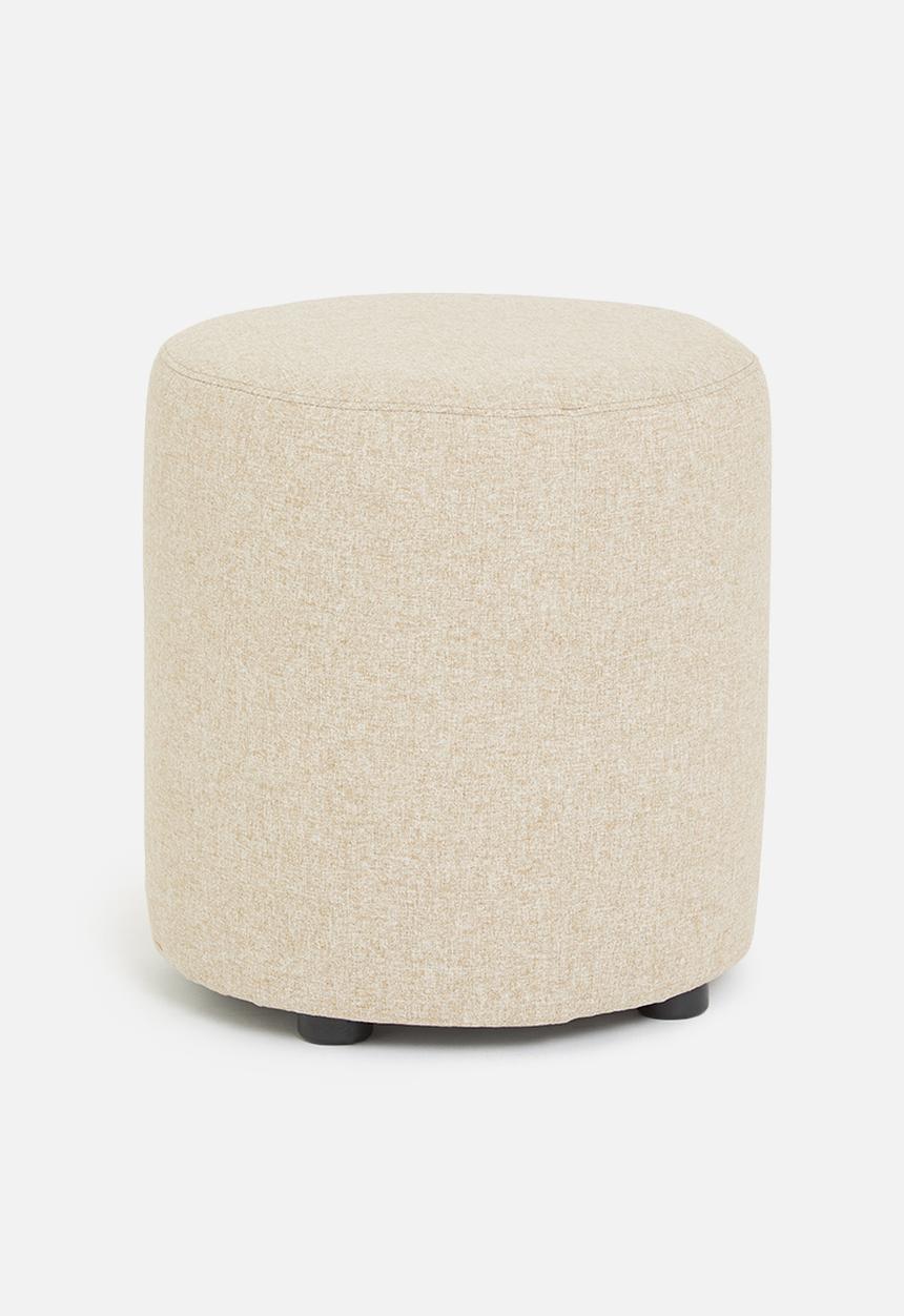 Sixth Floor - Quaid small ottoman - natural