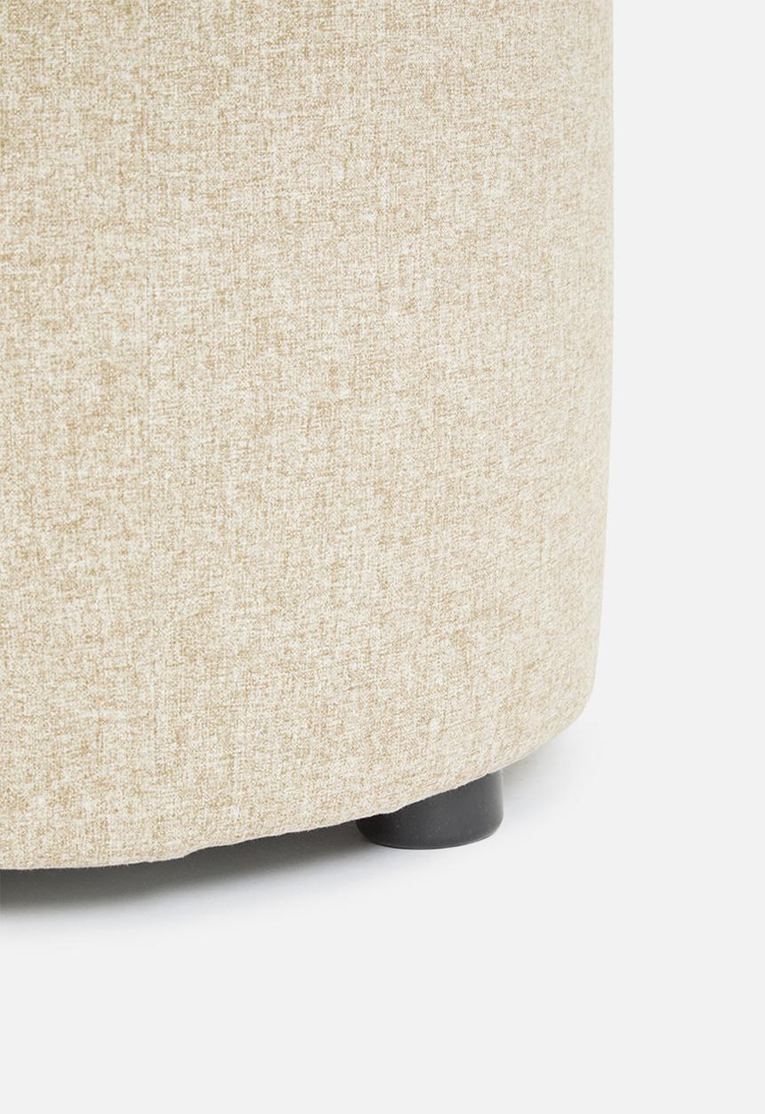 Sixth Floor - Quaid small ottoman - natural