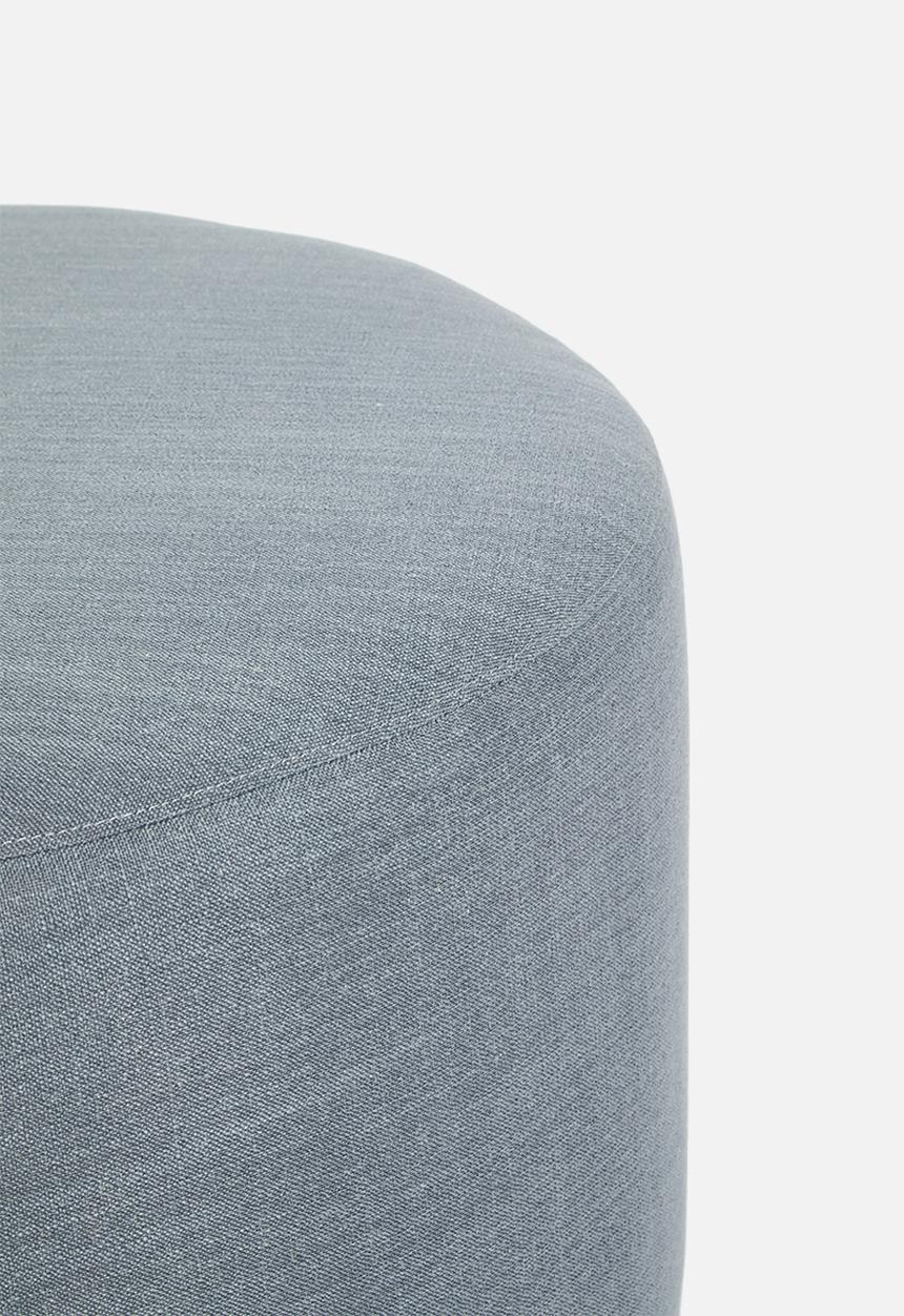 Sixth Floor - Quaid large ottoman - grey 68cm