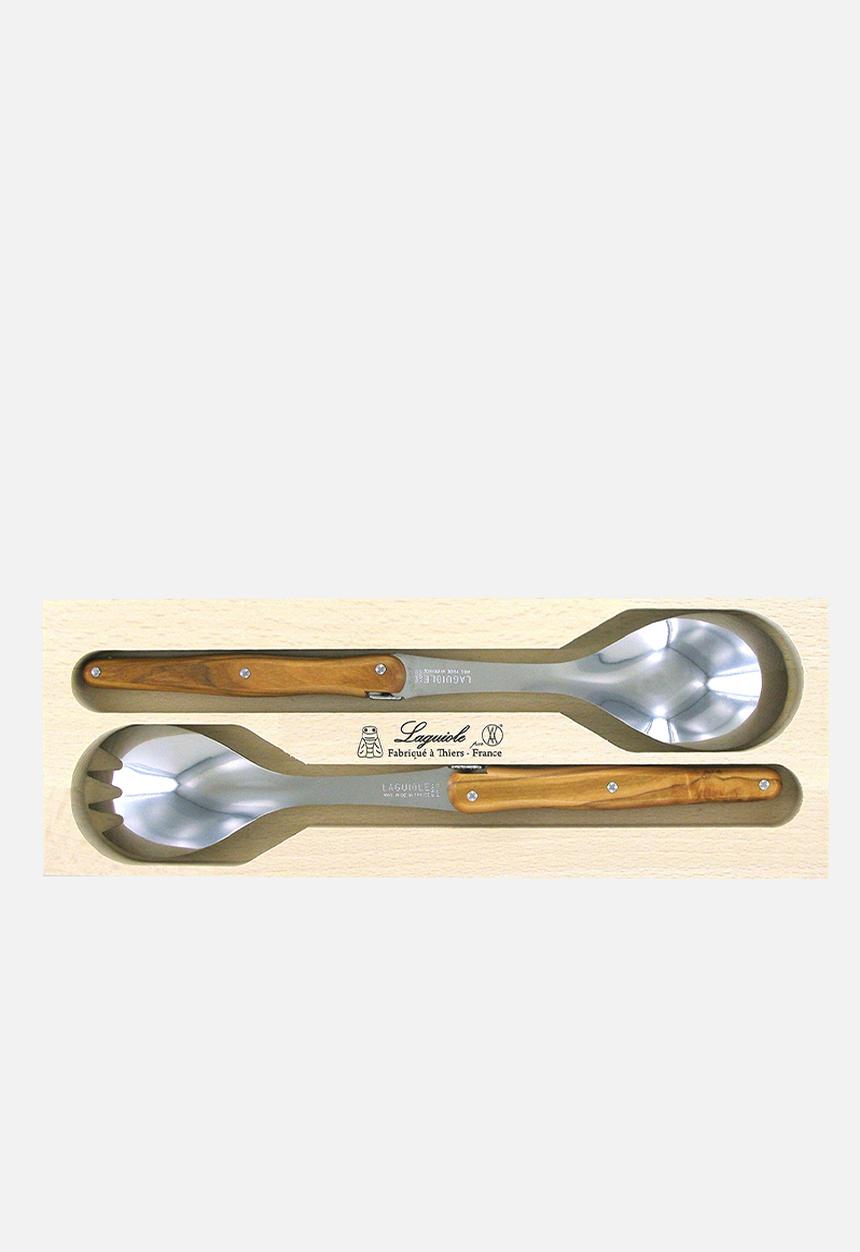 André Verdier - Debutant Country 2pce Salad Server  - Sapelli