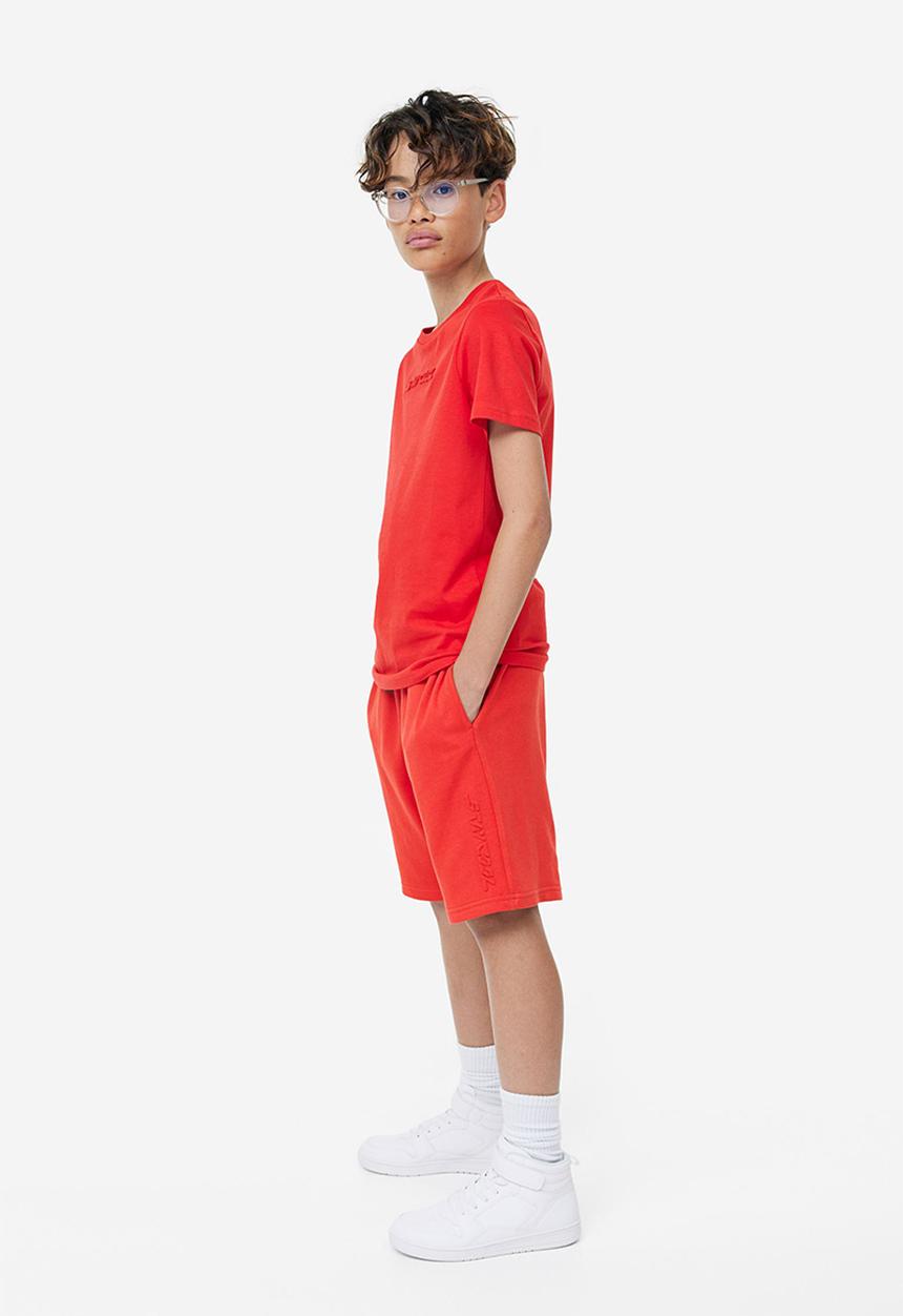 H&M - Printed sweatshorts - red