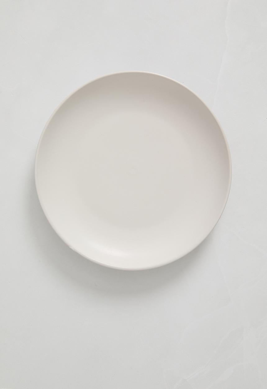 Excellent Houseware - Emble stoneware side plate set of 4 - white