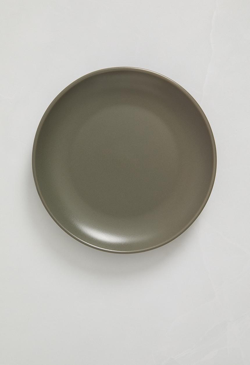 Excellent Houseware - Emble stoneware side plate set of 4 - green