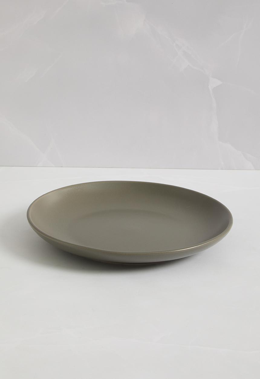Excellent Houseware - Emble stoneware side plate set of 4 - green