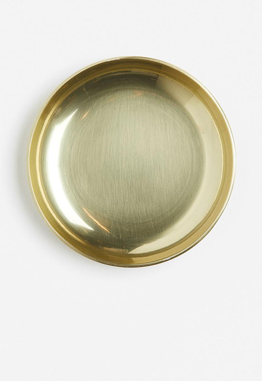 H&M - Metal mini dish - gold
