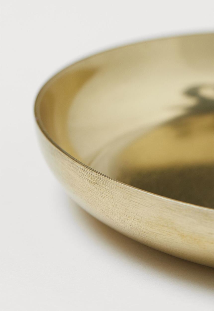 H&M - Metal mini dish - gold