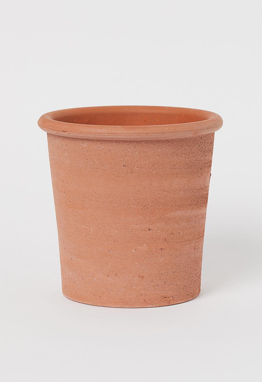 H&M - Terracotta plant pot - orange