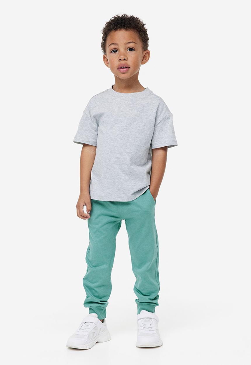 H&M - Jersey joggers - turquoise