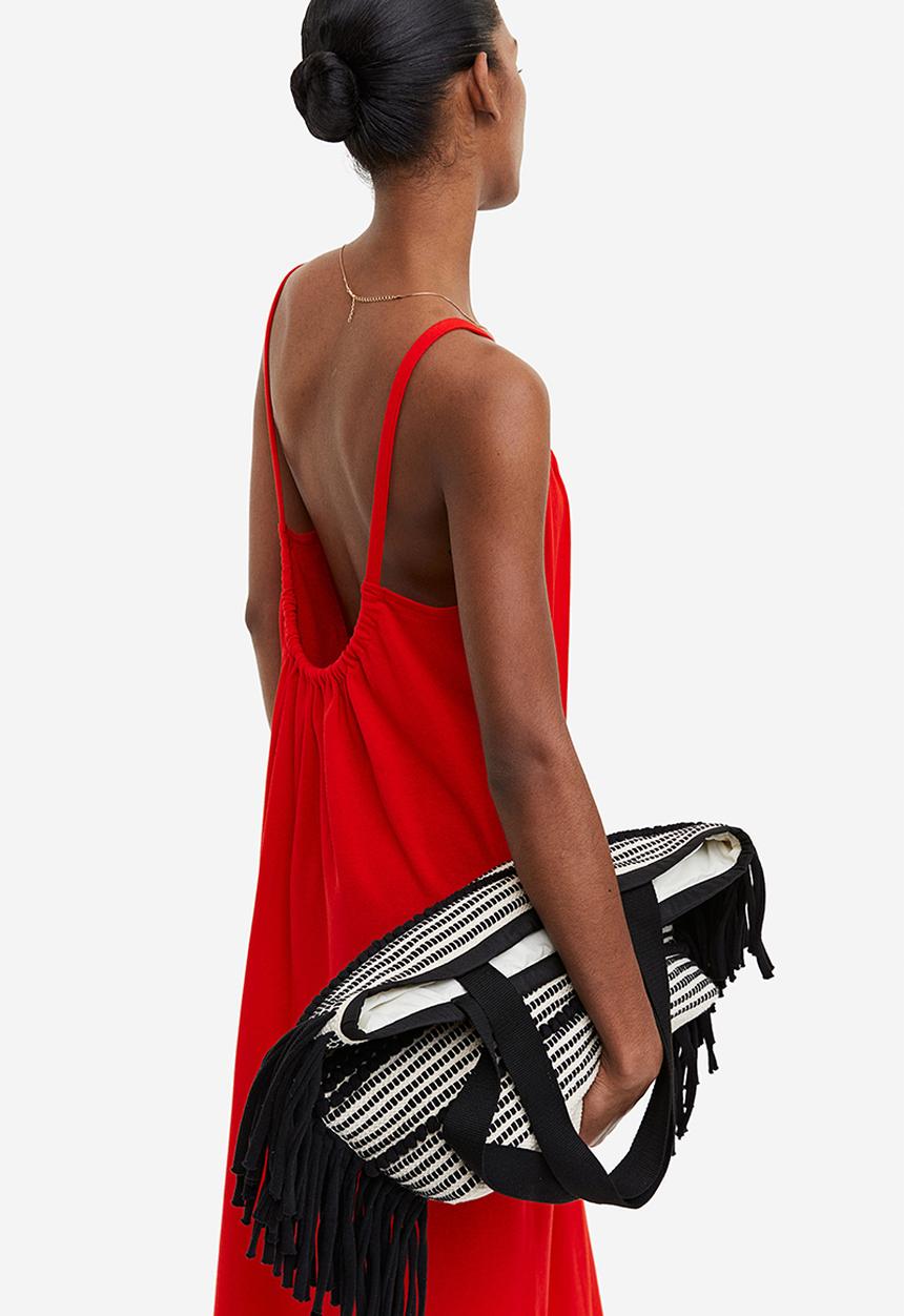 H&M - Oversized jersey dress - red