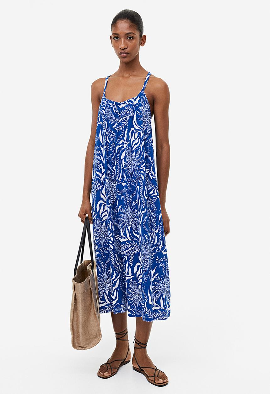 H&M - Oversized jersey dress - bright blue