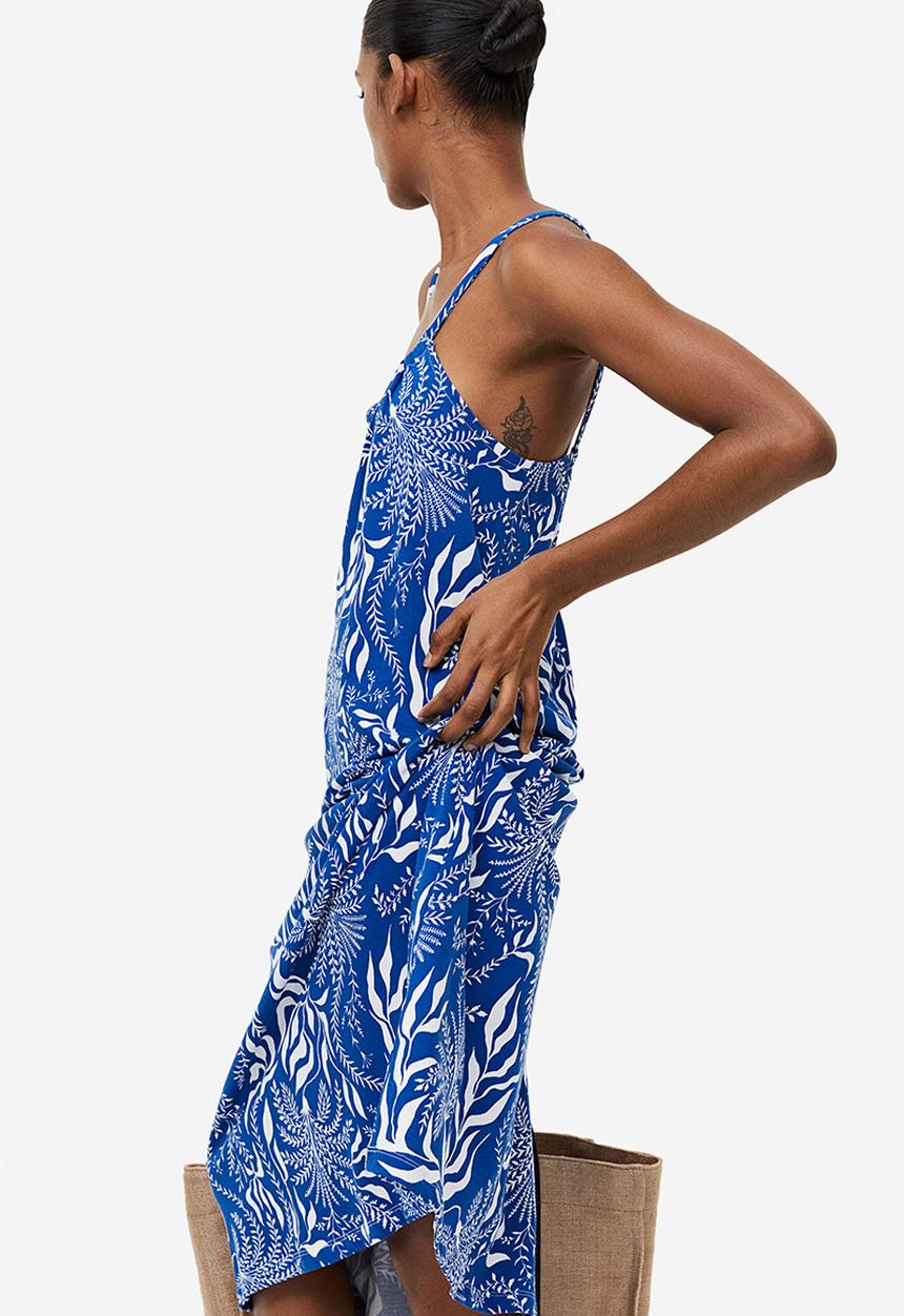 H&M - Oversized jersey dress - bright blue