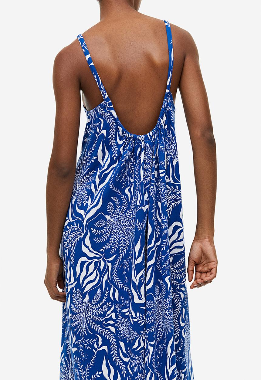 H&M - Oversized jersey dress - bright blue