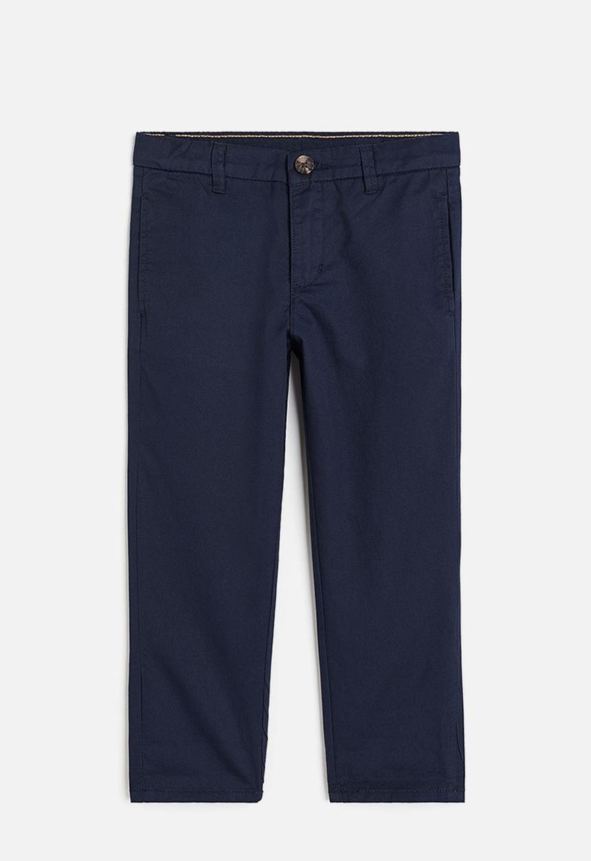 H&M - Twill chinos - navy blue