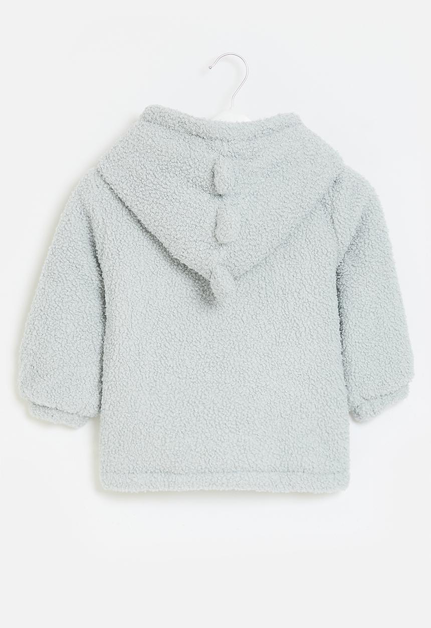 Pop Candy - Dino hooded jacket - grey