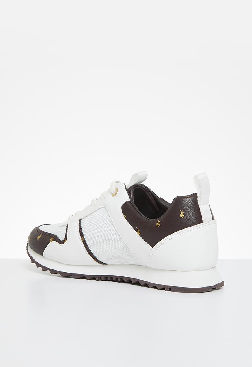 POLO - Monogram Lifestyle Sneaker - Brown & White