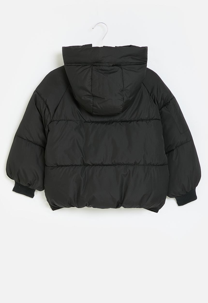 Pop Candy - Hooded puffer jacket - black