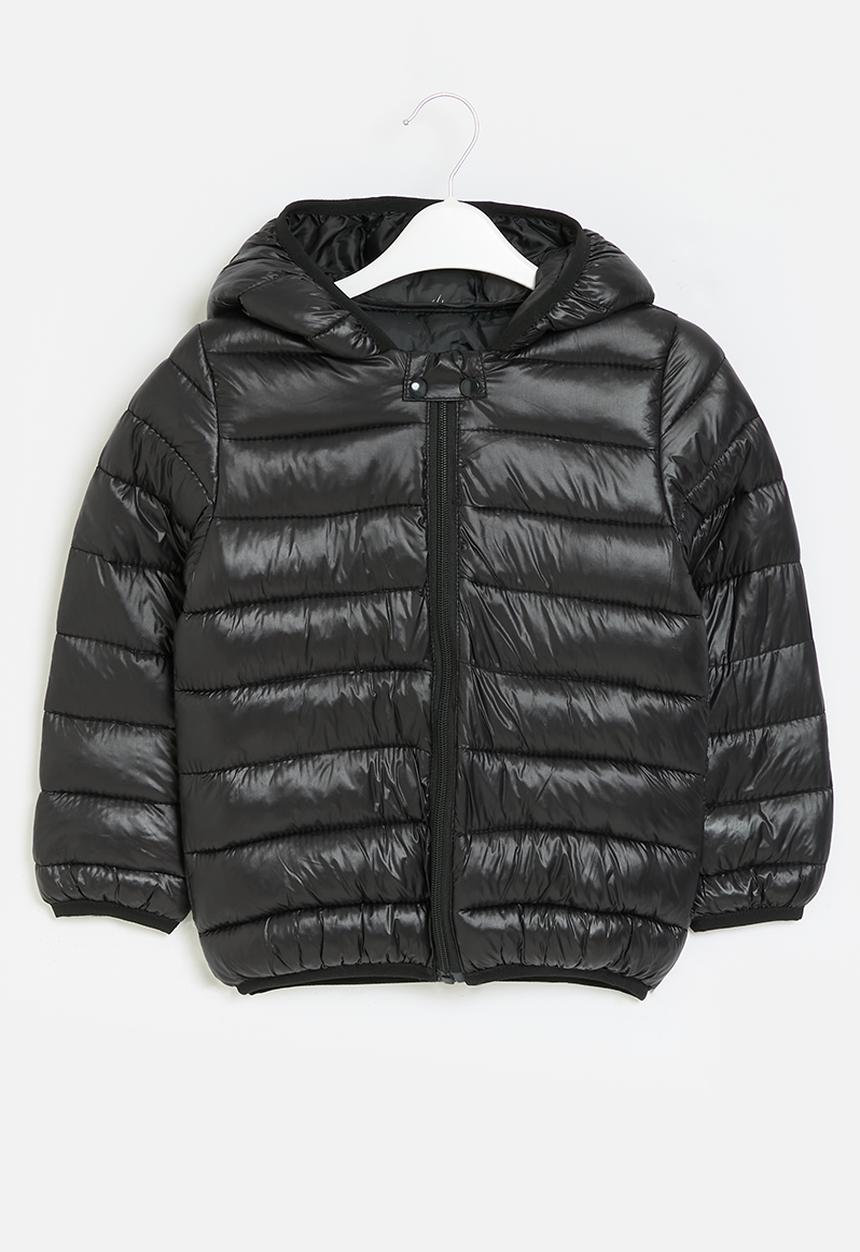 Pop Candy - Hooded puffer jacket - black