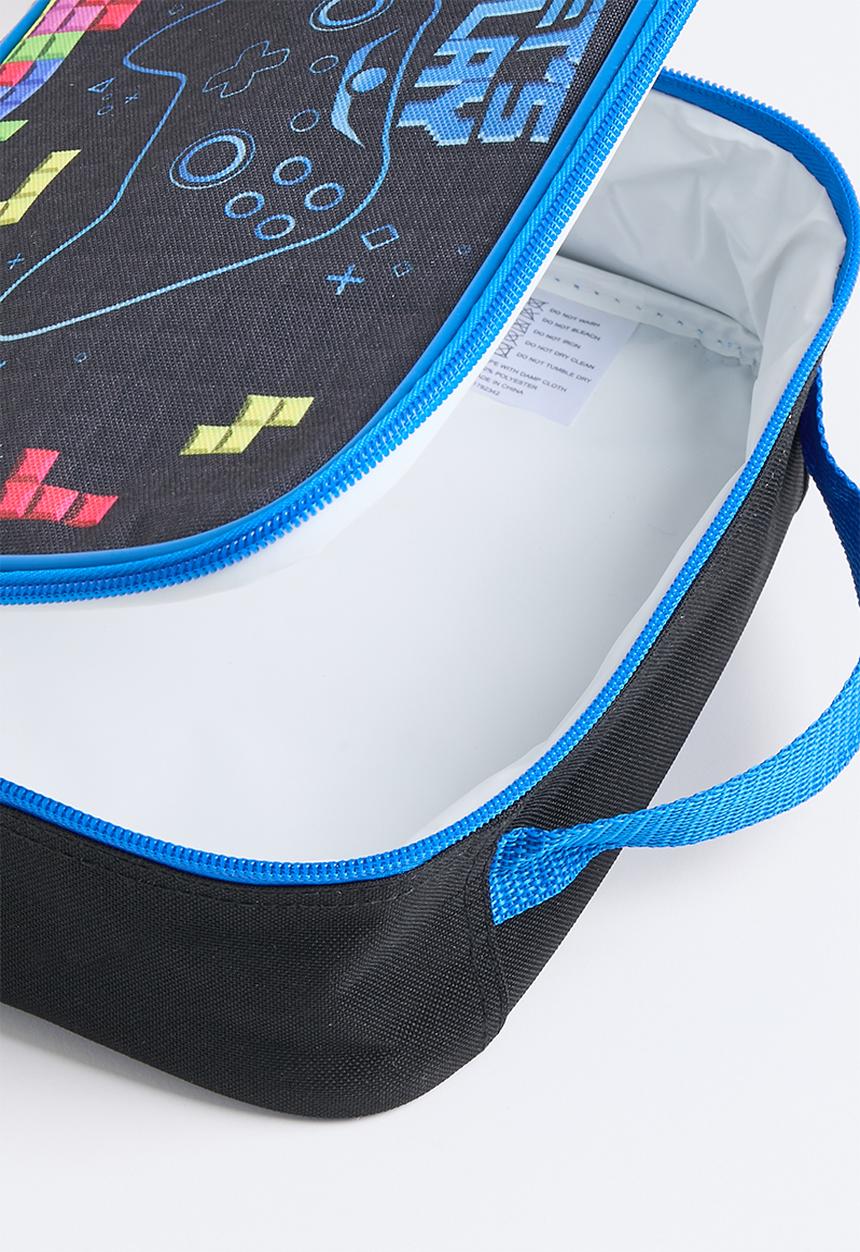 Pop Candy - Go & be u gamer lunch bag - black