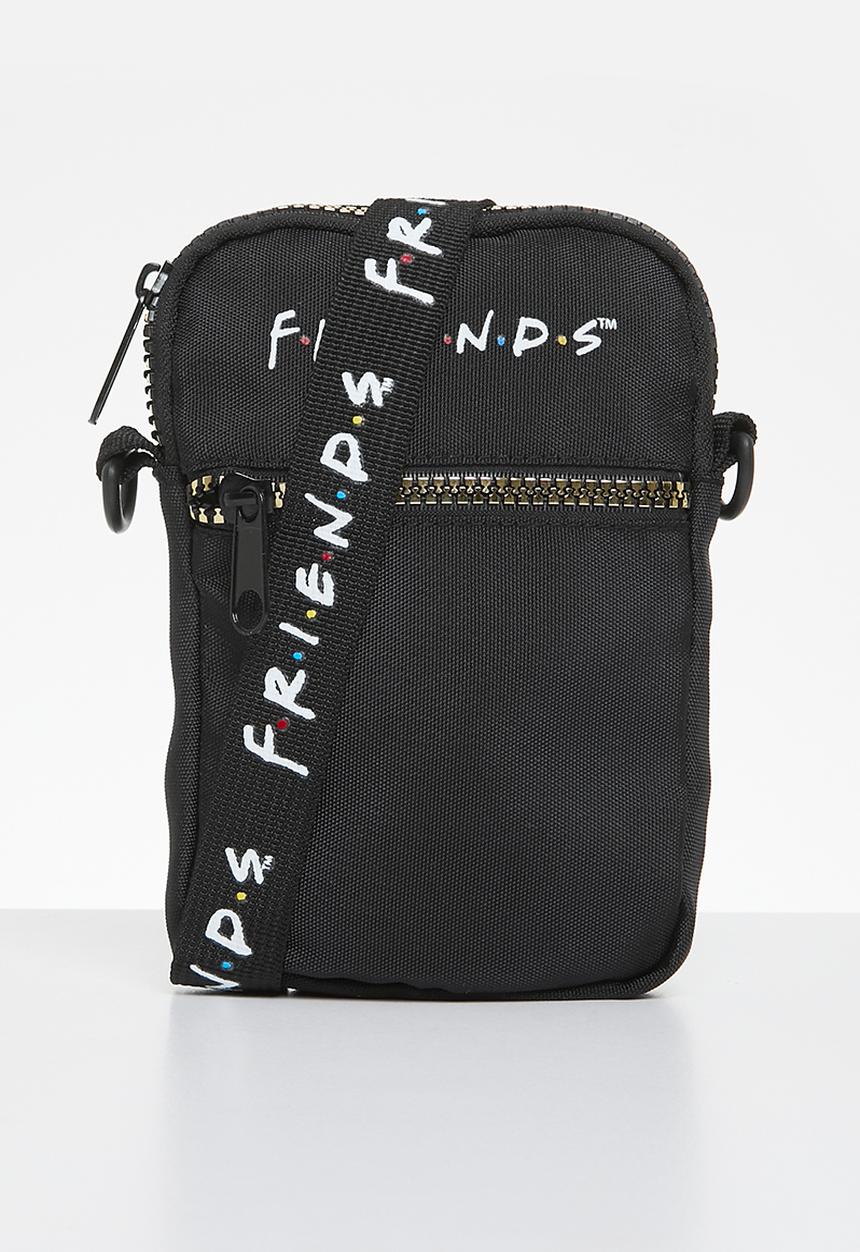 Pop Candy - Friends tape crossbody bag - black