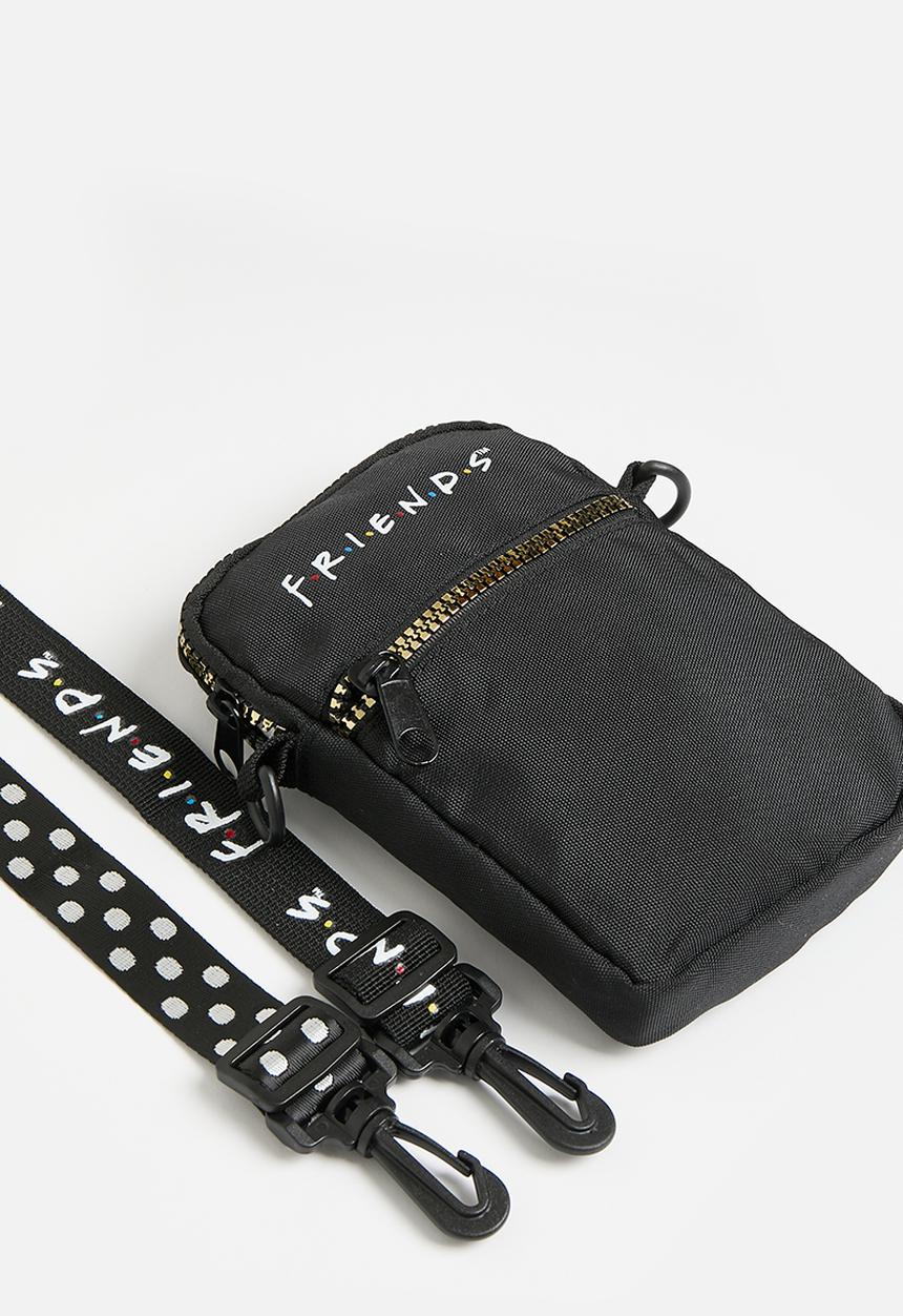 Pop Candy - Friends tape crossbody bag - black