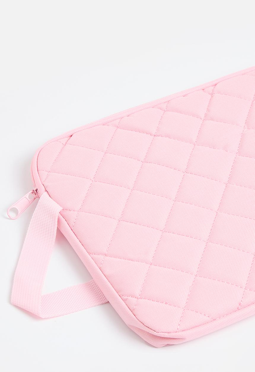 Pop Candy - Waffle effect laptop bag - pink