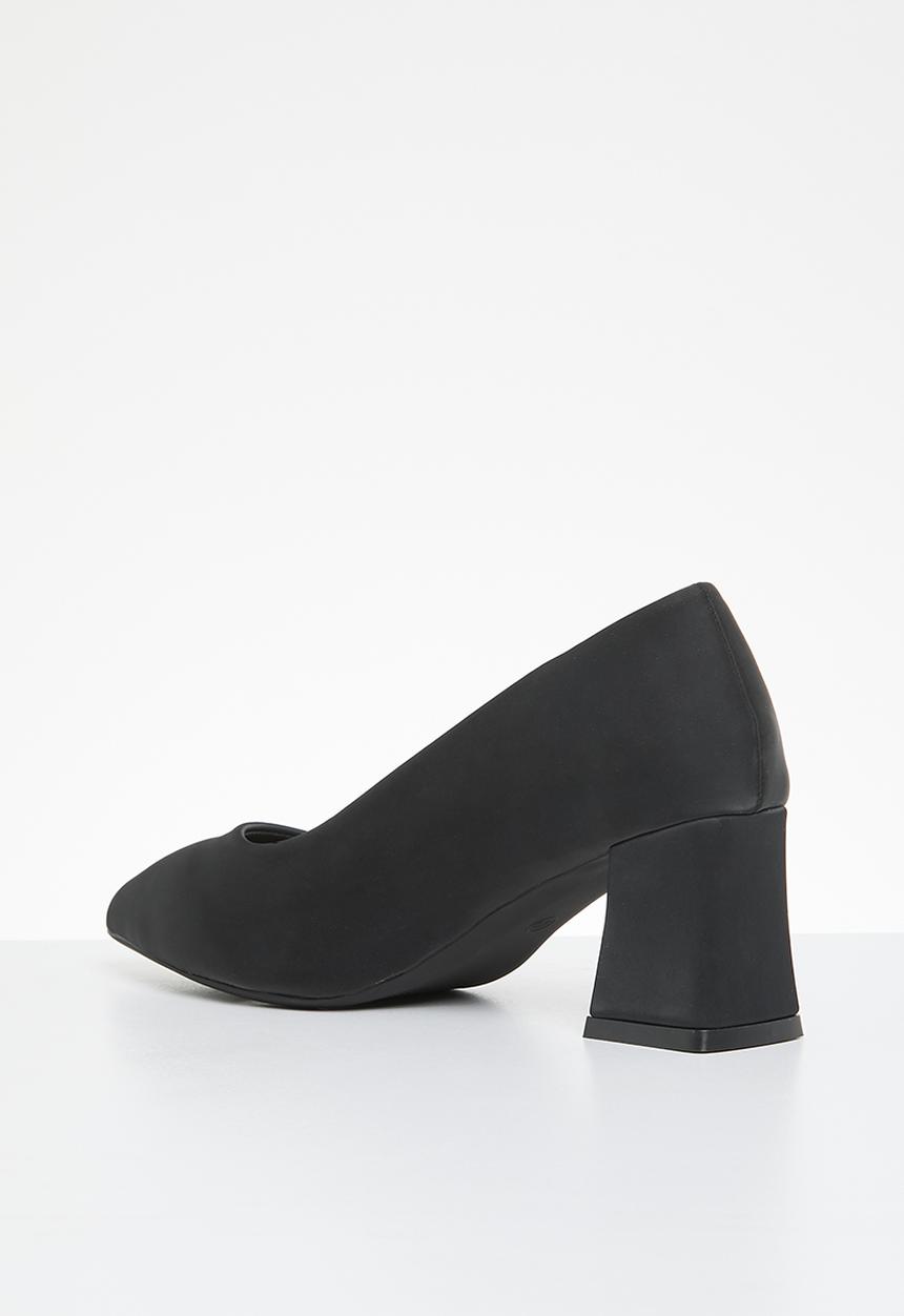 edit - Zandi block heel - black