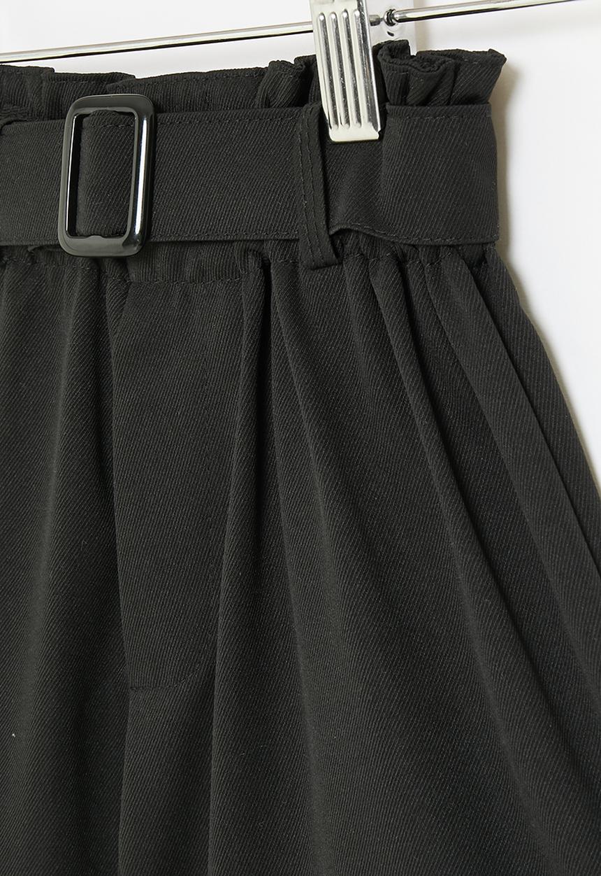 Pop Candy - Paperbag shorts - black