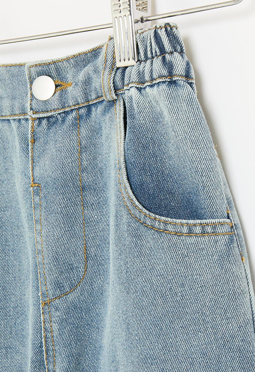 Pop Candy - wide leg jean-stonewash