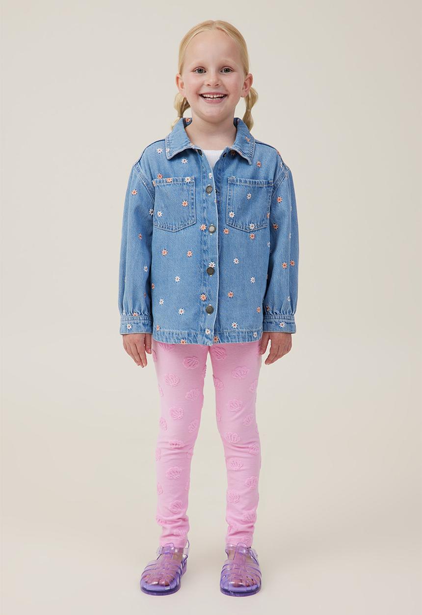 Cotton On - Huggie tights - cali pink/shells
