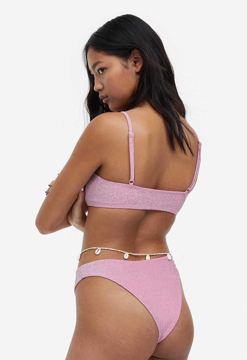 H&M - 2-Pack bikini bottoms - turquoise butterflies