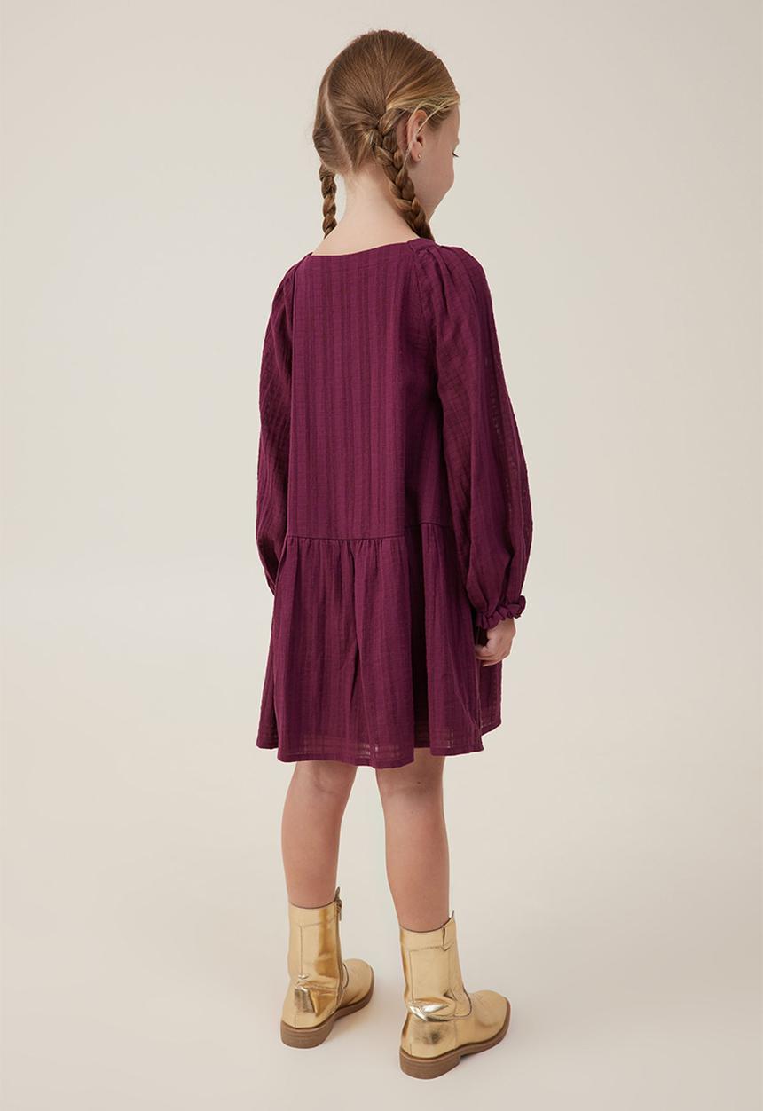 Cotton On - Gemma long sleeve dress - crushed berry