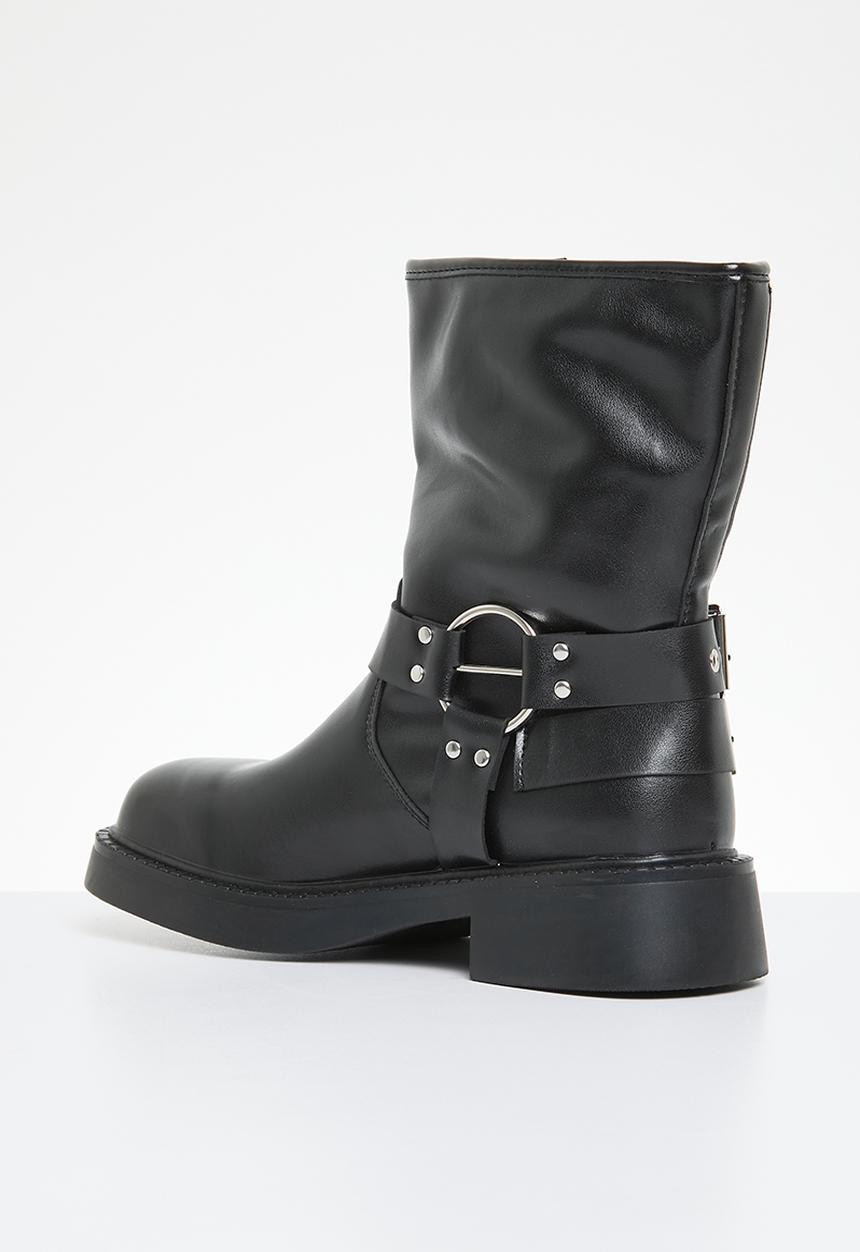 Superbalist - Emily buckle boot - black
