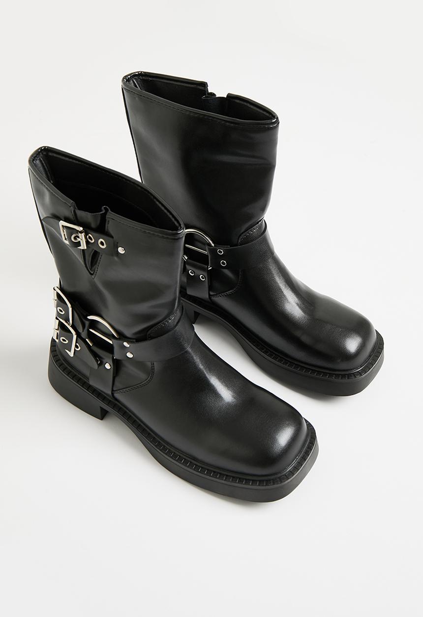 Superbalist - Emily buckle boot - black