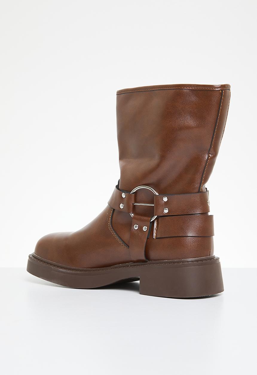 Superbalist - Emily buckle boot - brown