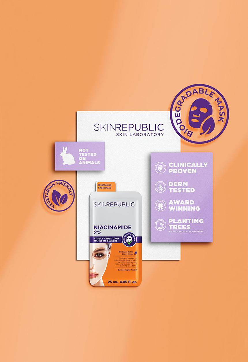 Skin Republic - Niacinamide 2% Face Sheet Mask