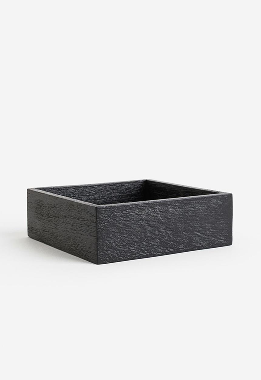 H&M - Wooden tray - black