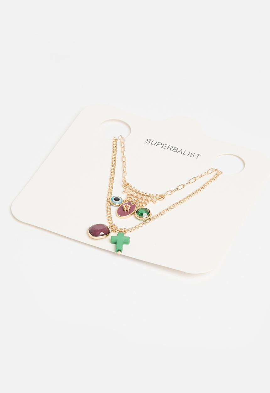 Superbalist - Lottie layered necklace - multi