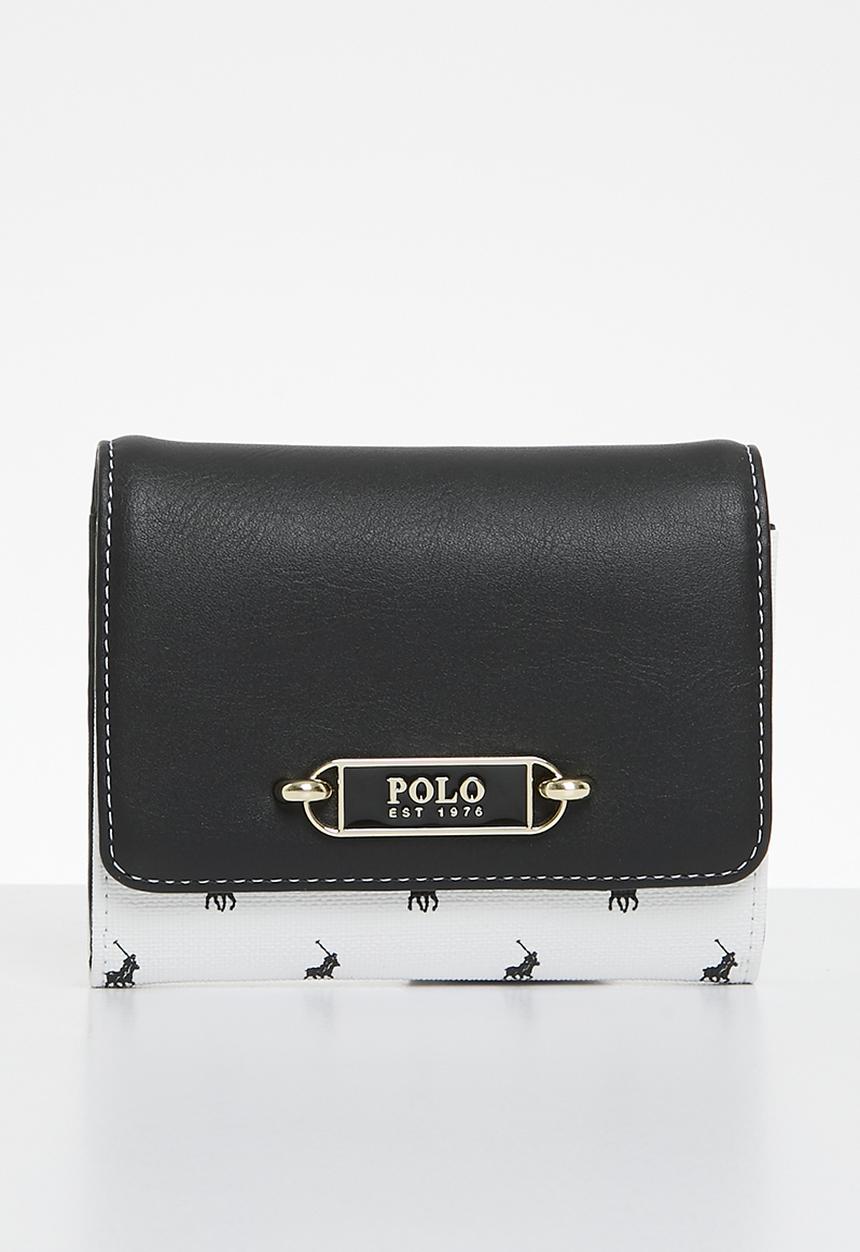 POLO - Marina small clutch purse - black