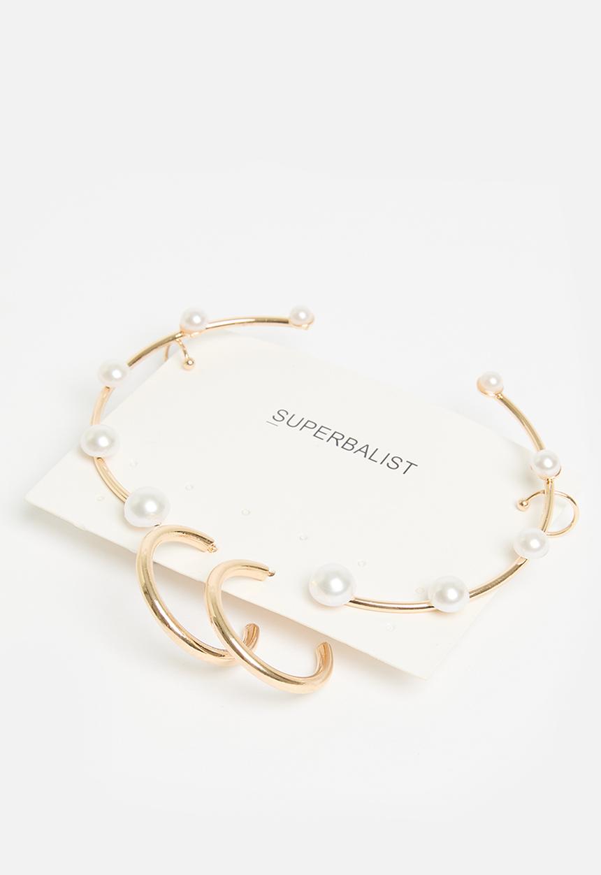Superbalist - Maggie earring pack - gold