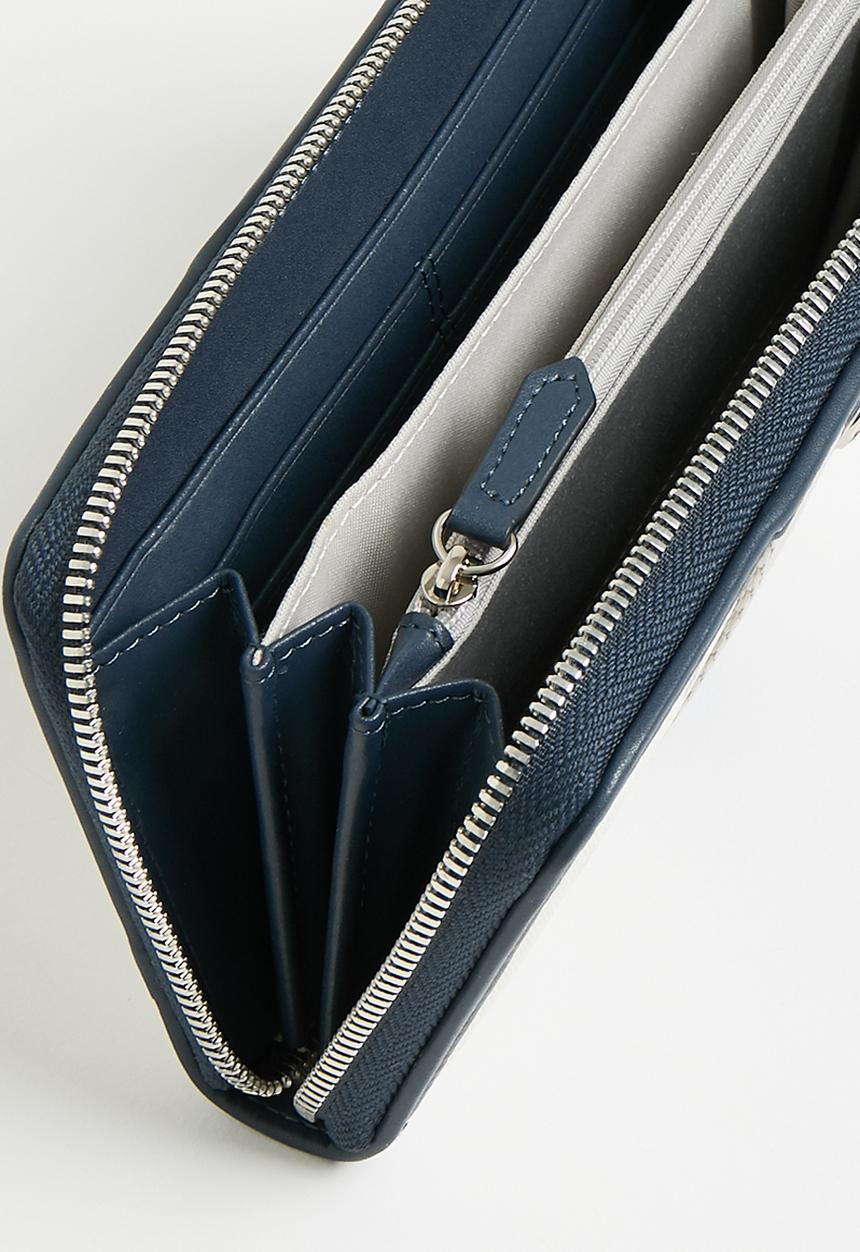 POLO - Parker zip around purse - grey