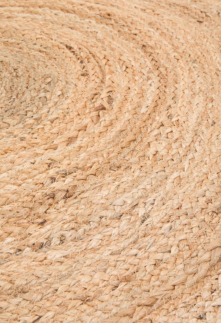 H&S - Braided jute outdoor rug - light brown