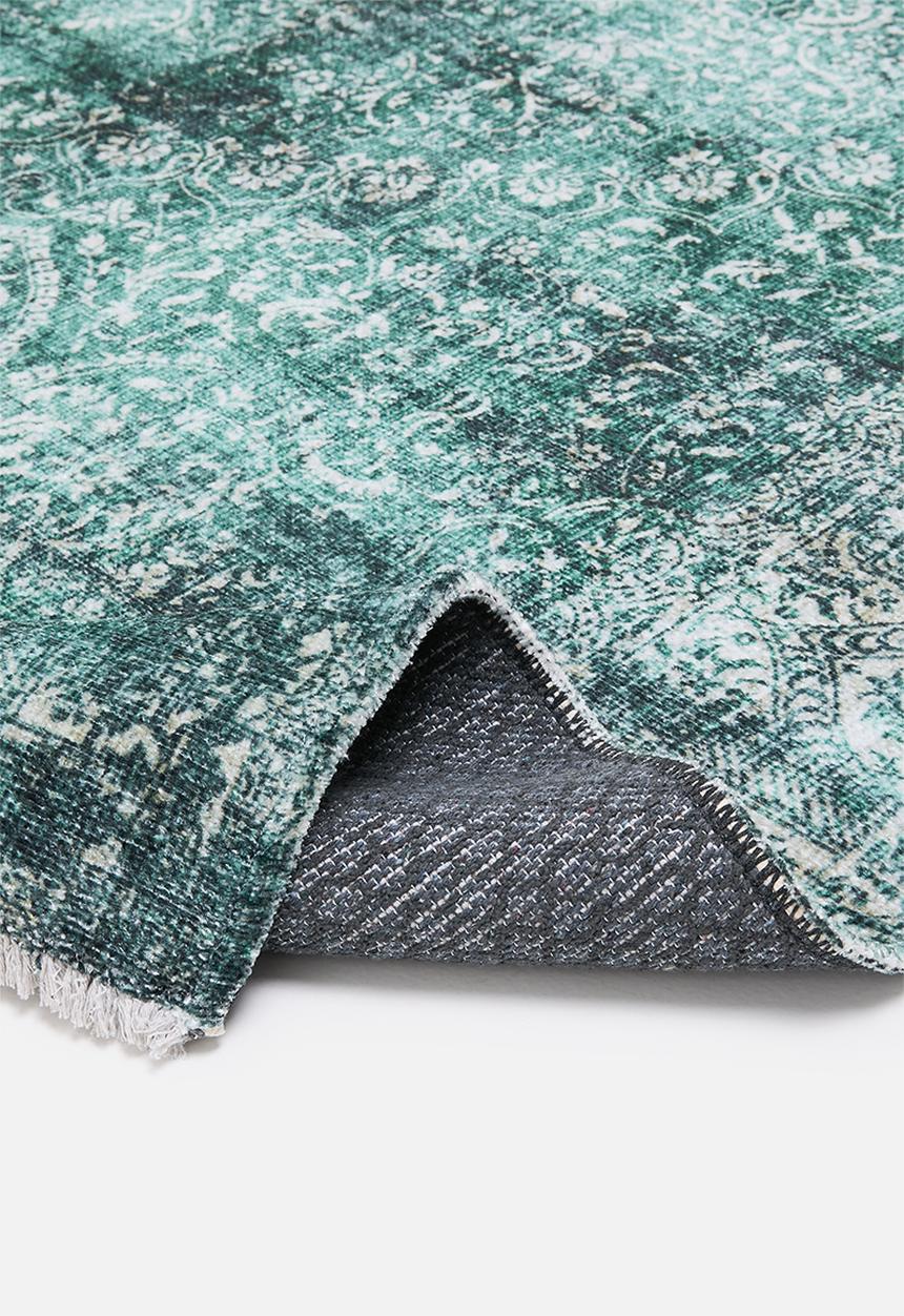 Fotakis - Eve printed rug - distressed Emerald