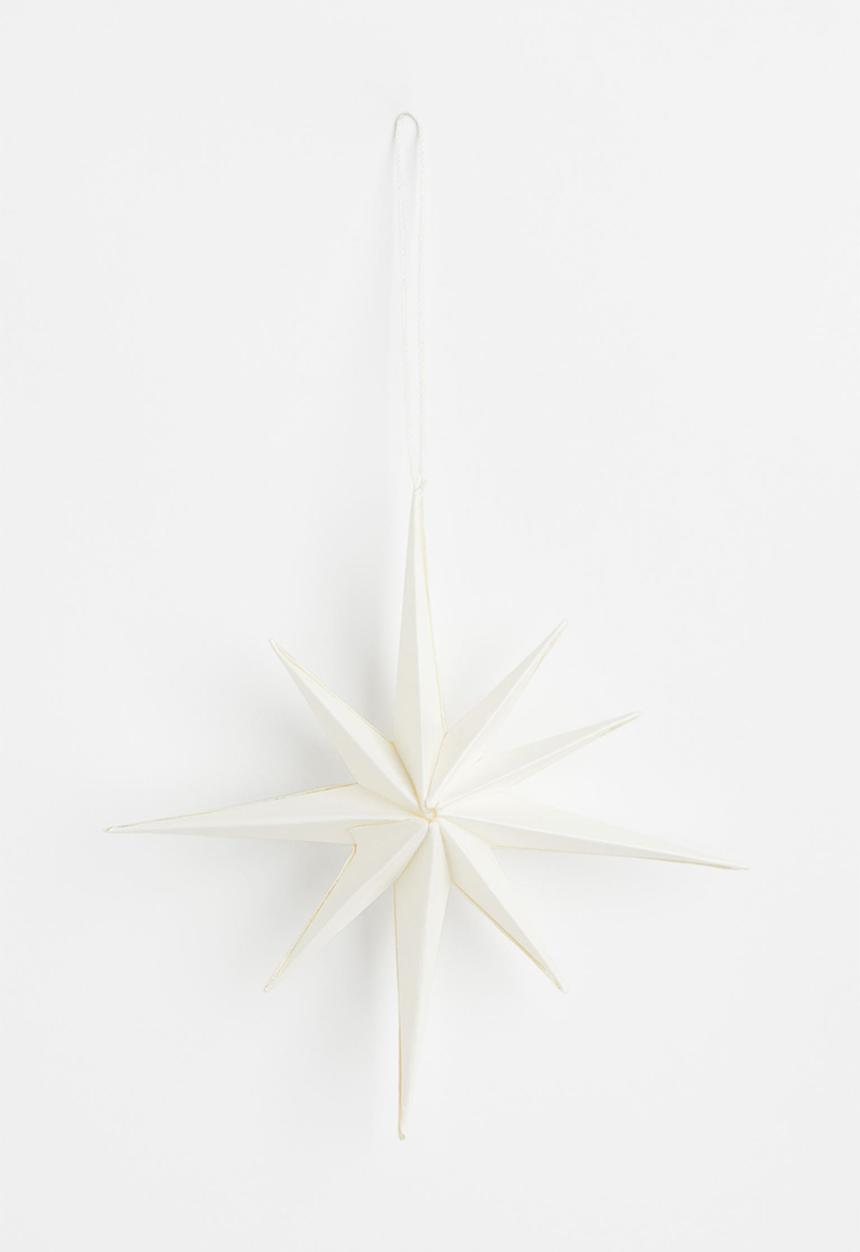 H&M - Paper christmas tree decoration - white