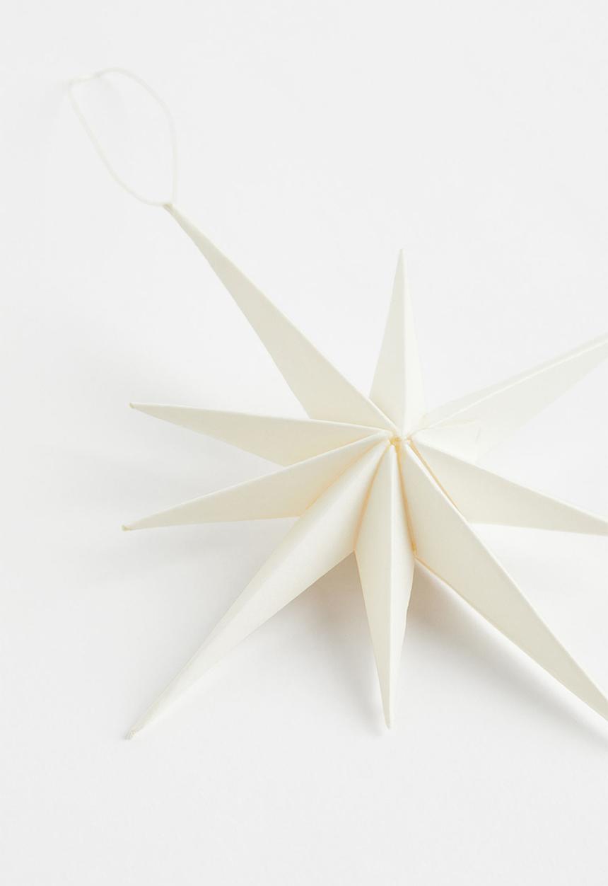 H&M - Paper christmas tree decoration - white
