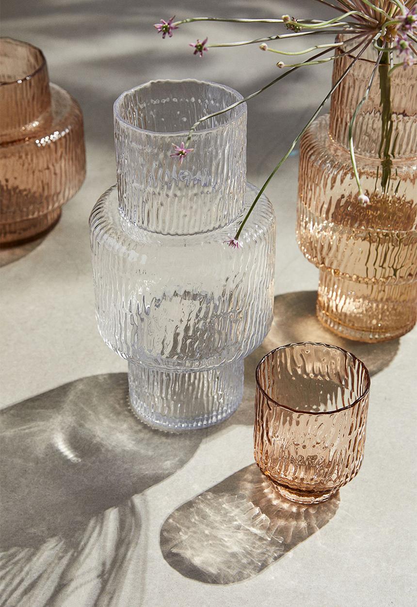 H&M - Large glass vase - transparent