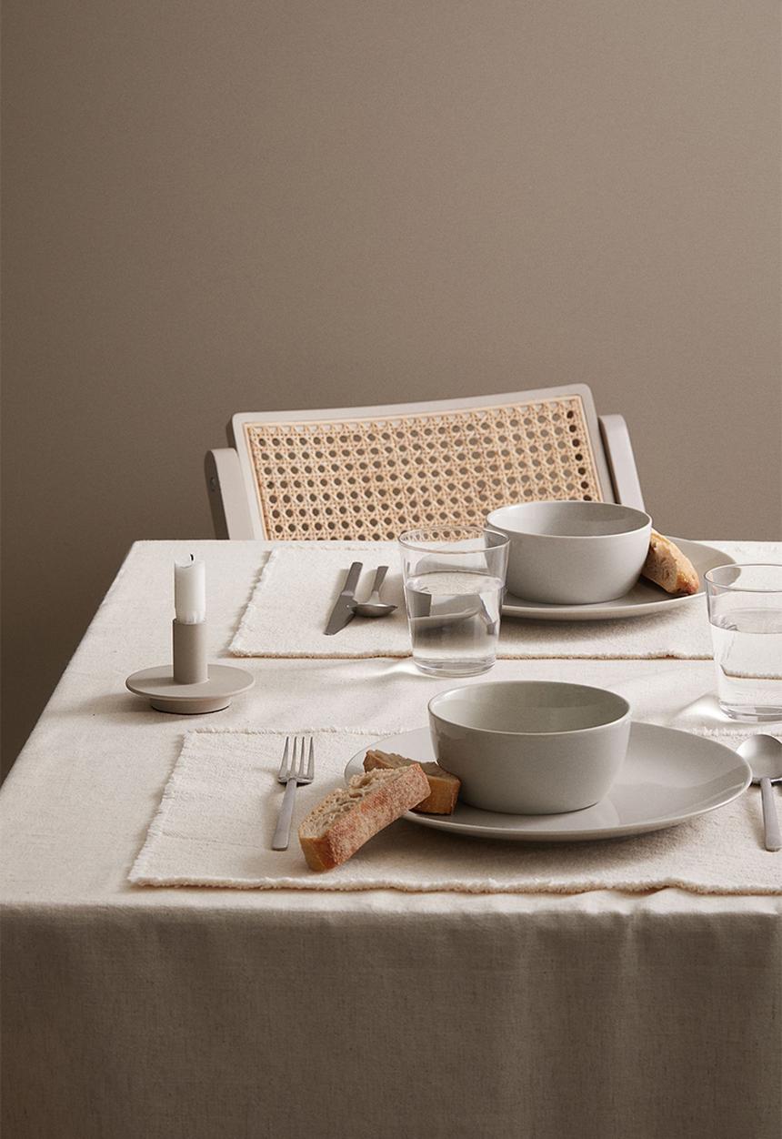 H&M - 2 Pack canvas place mats - light beige