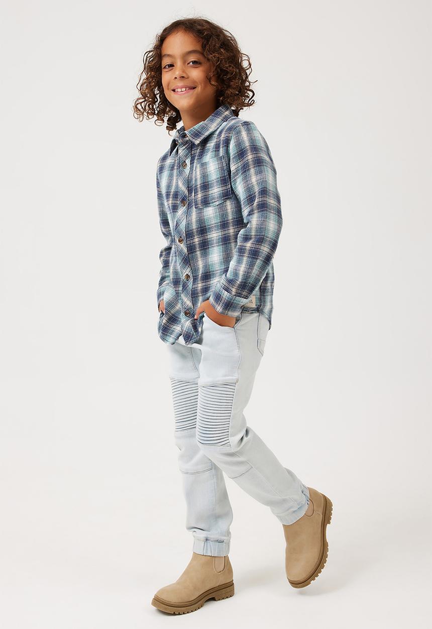 Cotton On - Slouch jogger jean - bells light blue