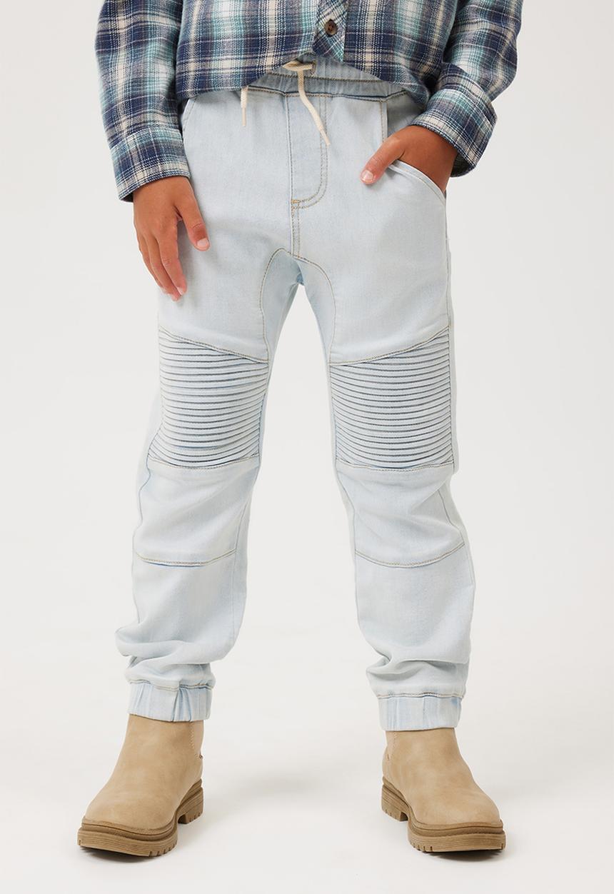Cotton On - Slouch jogger jean - bells light blue